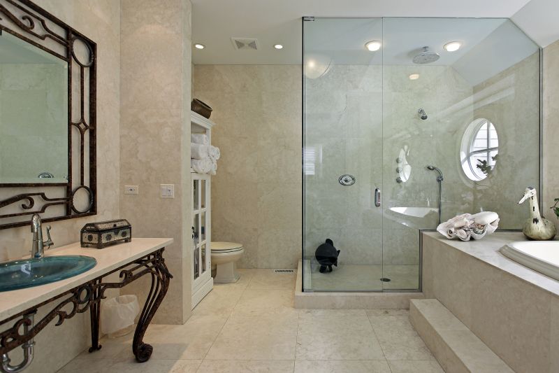 Luxury Shower with Multiple Heads